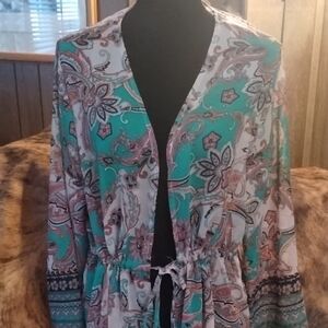 Live 4 Truth Multicolor Paisley Kimono